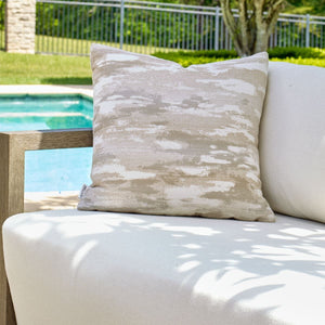 Abstract Waves Outdoor Pillow - modern accessories for a personalized living space | Image 1 | InSTYLE Home & Rugs