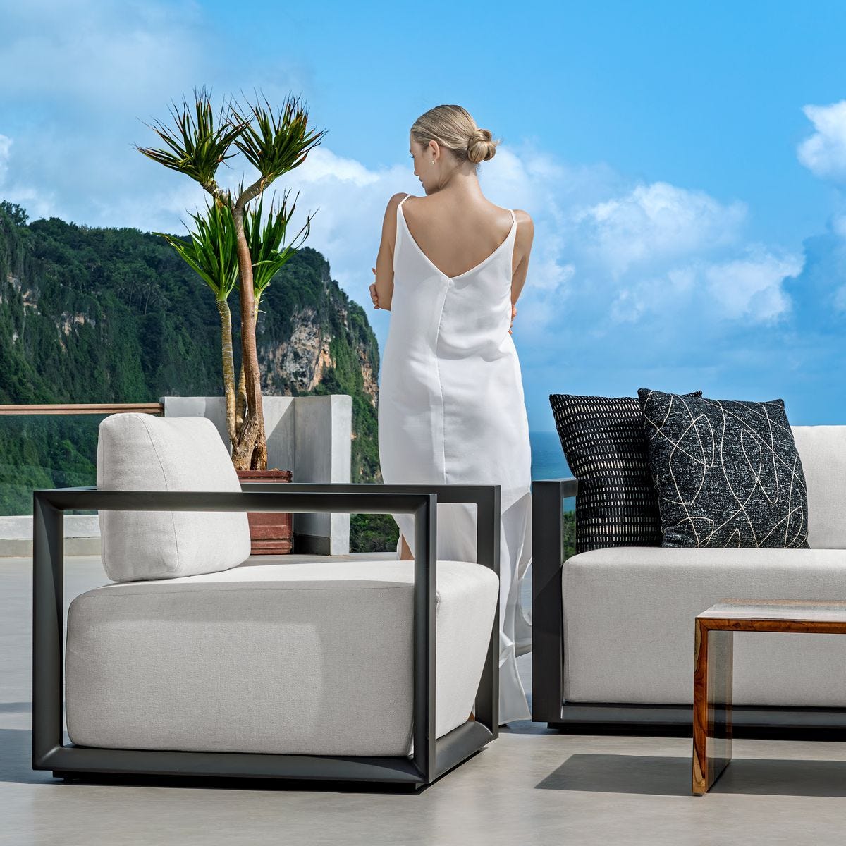 Esti Outdoor Pillow - decor accents and accessories for every room | Image 4 | InSTYLE Home & Rugs