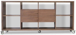 Malta Bookcase With Drawers - versatile drawer unit for office, bedroom, or living space | Image 2 | InSTYLE Home & Rugs