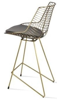 Tiger Large Cat- Wire Counter & Bar Stool - perfect for small spaces | Image 2 | InSTYLE Home & Rugs