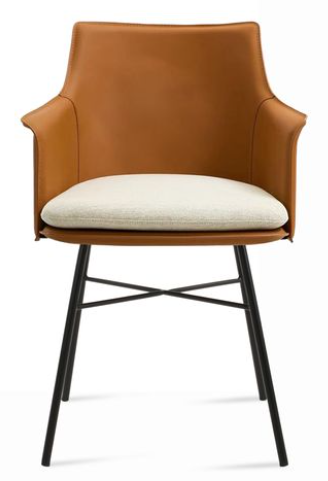 Briancon Cross Swivel Armchair - upholstered armchair with padded comfort | Image 1 | InSTYLE Home & Rugs