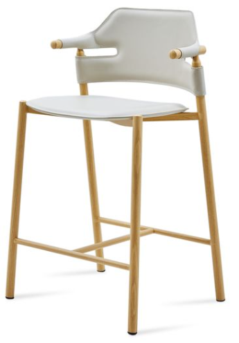 Genoa Bar Stool - modern bar stool with adjustable height for flexible seating | Image 1 | InSTYLE Home & Rugs