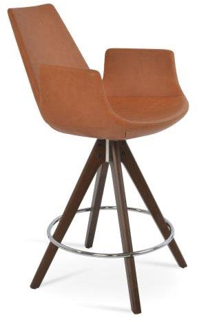 Eiffel Arm Pyramid Counter & Bar Swivel - compact and stylish design | Image 3 | InSTYLE Home & Rugs