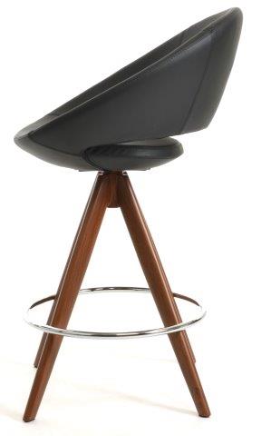 Crescent Pyramid-mw Swivel Stool Counter & Bar - compact and stylish design | Image 3 | InSTYLE Home & Rugs