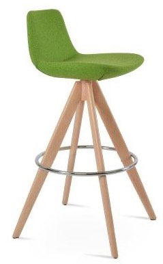 Pera Pyramid-mw Counter & Bar Swivel Stool - perfect for small spaces | Image 3 | InSTYLE Home & Rugs
