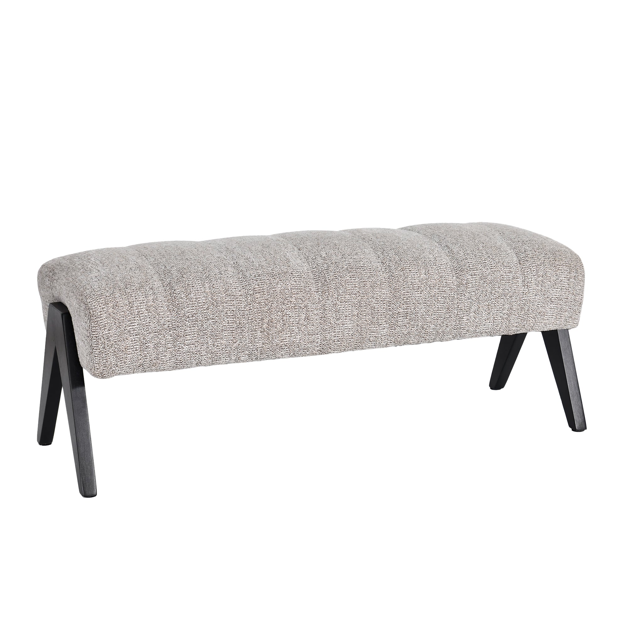 HESTER Bench Light grey fabric | InSTYLE Home & Rugs