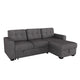 Tyson 93.25" Sectional Sofa w/Bed & Storage