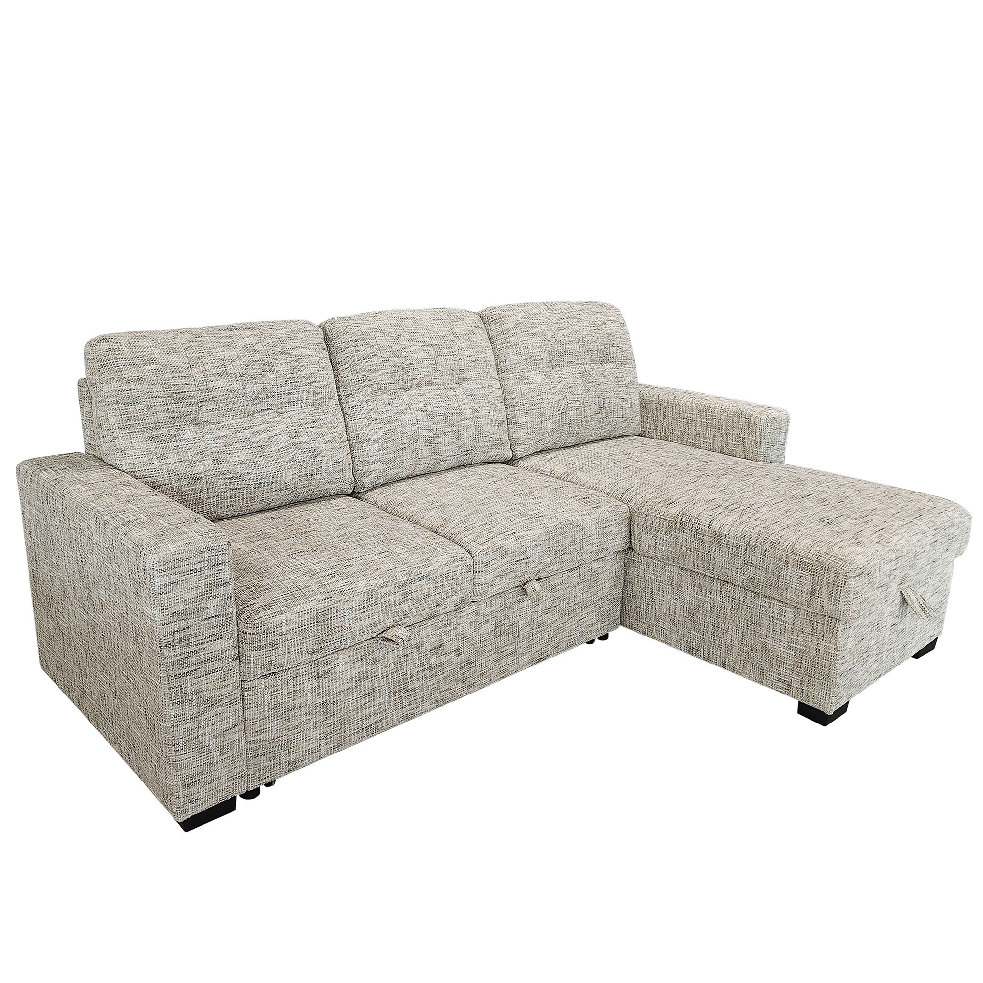 Draga Sofa with Reversible Chaise & Bed & Storage - luxury sofa for any space | Image 1 | InSTYLE Home & Rugs