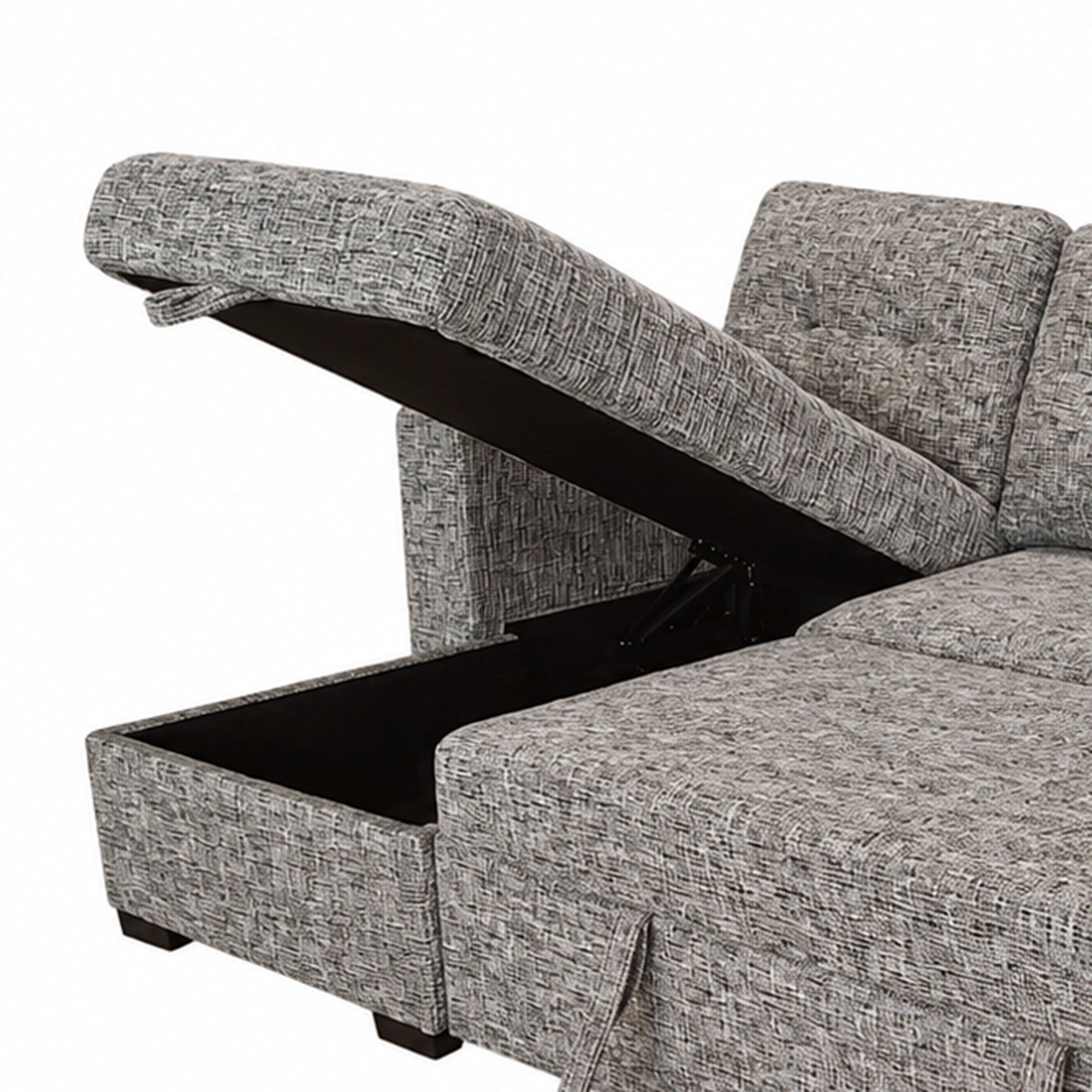 Draga Sofa with Reversible Chaise & Bed & Storage - luxury sofa for any space | Image 7 | InSTYLE Home & Rugs