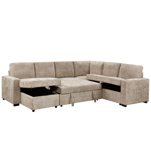 Lennox Right Sectional with Chaise & Bed & Storage - stylish bed for any bedroom | Image 4 | InSTYLE Home & Rugs