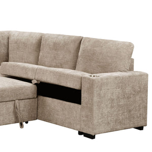 Lennox Right Sectional with Chaise & Bed & Storage - stylish bed for any bedroom | Image 7 | InSTYLE Home & Rugs