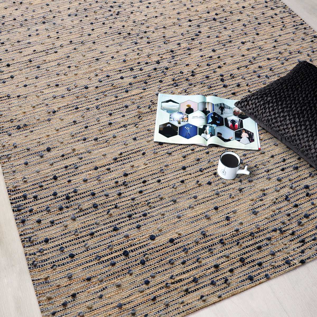 Imara, Navy 71073-5 - durable rug perfect for high-traffic areas and stylish interiors | Image 1 | InSTYLE Home & Rugs