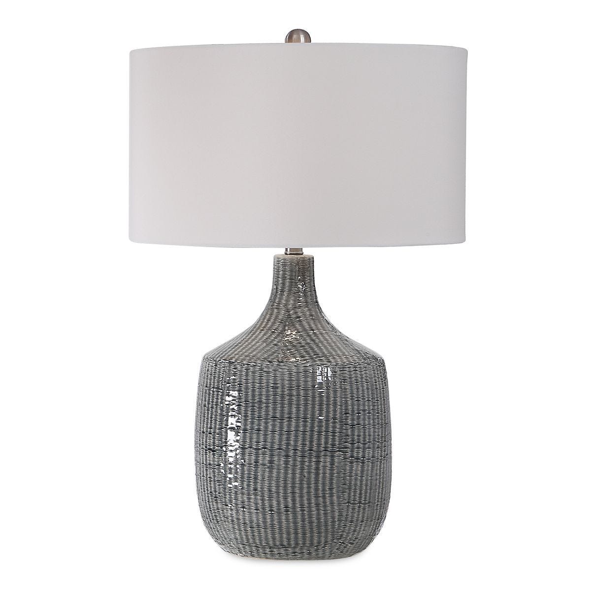 Felipe Table Lamp, Dark Gray - contemporary lamps for stylish lighting solutions | Image 1 | InSTYLE Home & Rugs