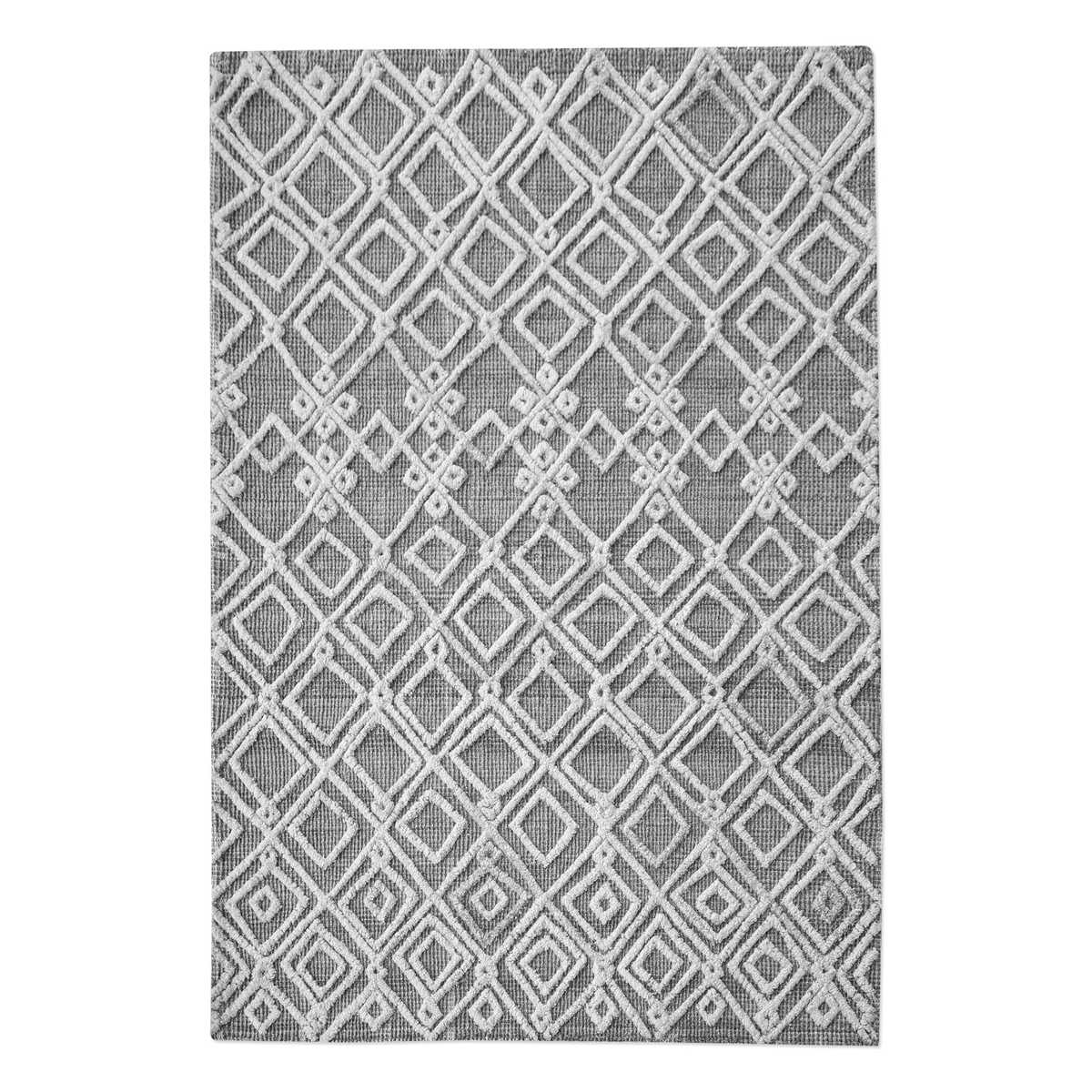 Sieano, Gray-Ivory 73070-8 - stylish rug with modern patterns for a chic home decor | Image 3 | InSTYLE Home & Rugs