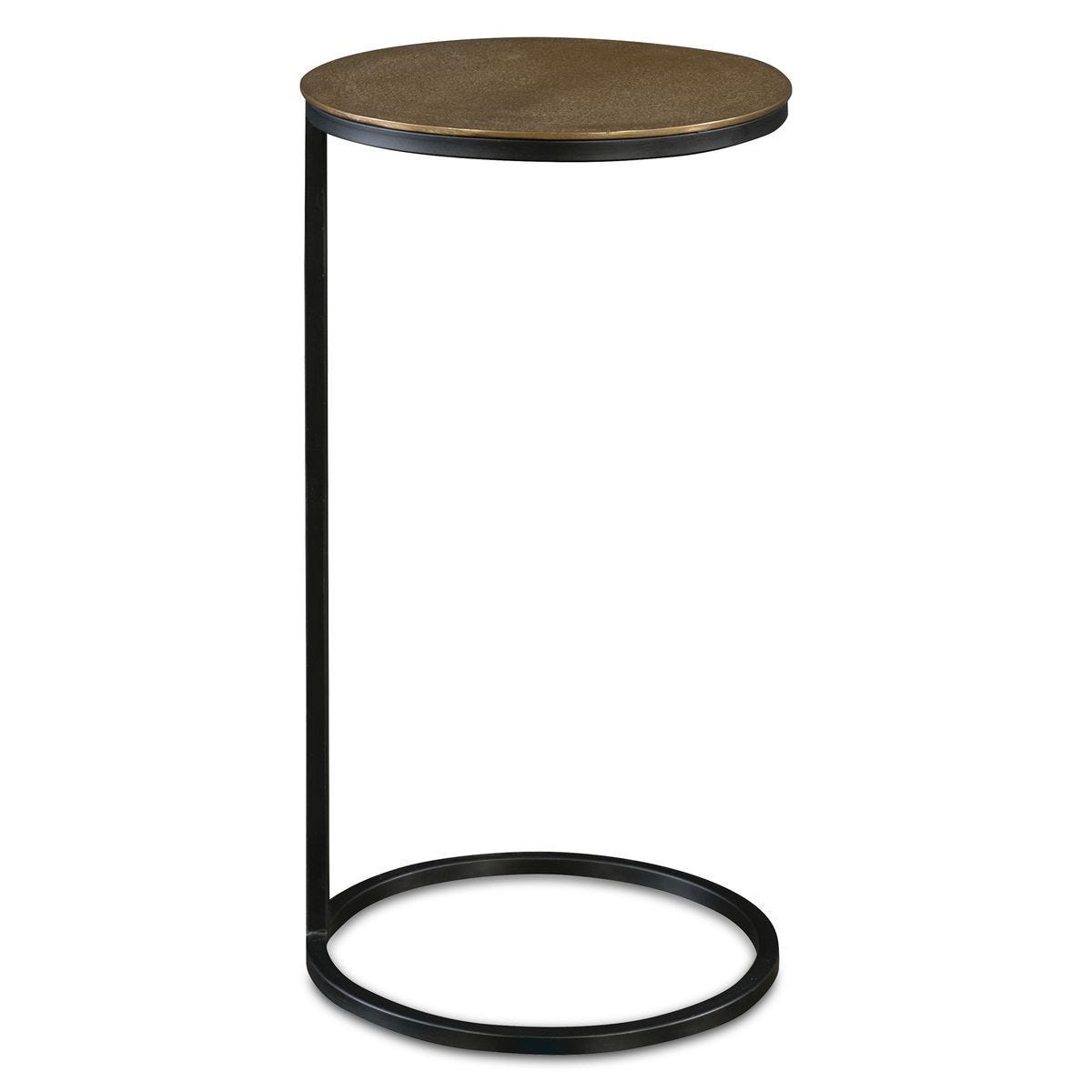 Brunei Accent Table, Gold - functional accent table with unique design for any room | Image 1 | InSTYLE Home & Rugs
