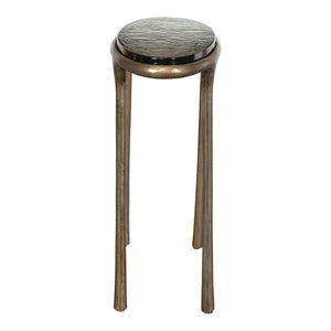 Ata Accent Table, Brass - chic accent table for contemporary home interiors | Image 3 | InSTYLE Home & Rugs
