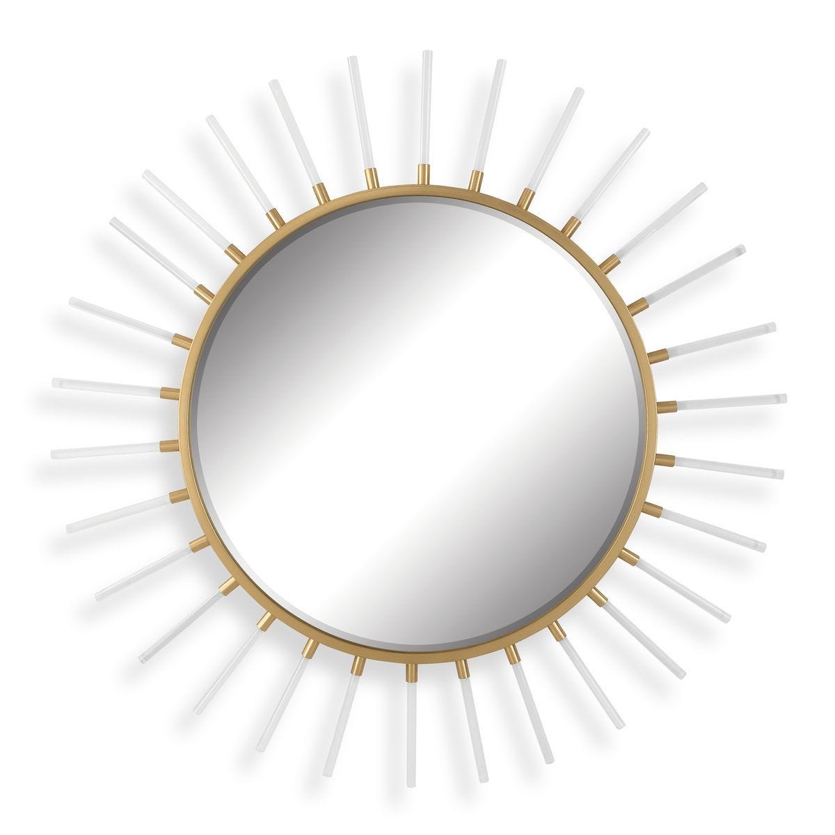 Oracle Round Mirror - perfect for enhancing light and creating a sense of space | Image 1 | InSTYLE Home & Rugs