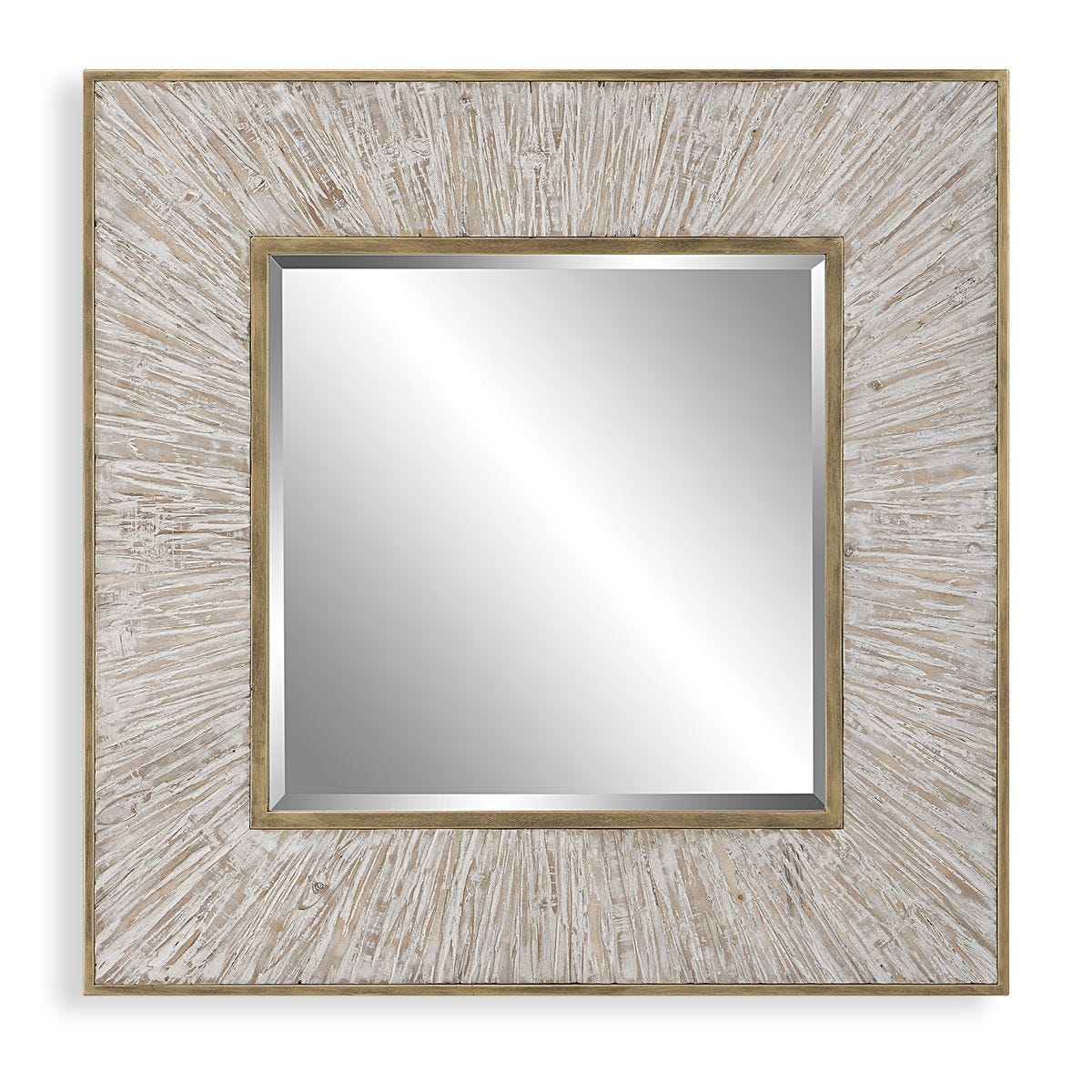 Wharton Square Mirror - perfect for enhancing light and creating a sense of space | Image 1 | InSTYLE Home & Rugs