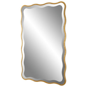 Aneta Mirror, Gold - perfect for enhancing light and creating a sense of space | Image 3 | InSTYLE Home & Rugs