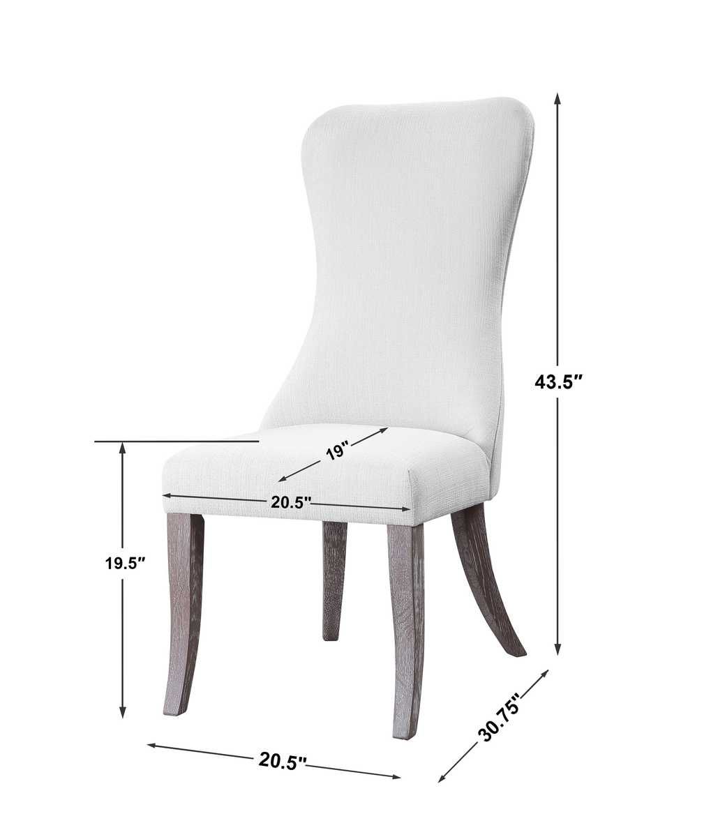 Caledonia Armless Chair - comfortable seating for dining and office spaces | Image 1 | InSTYLE Home & Rugs