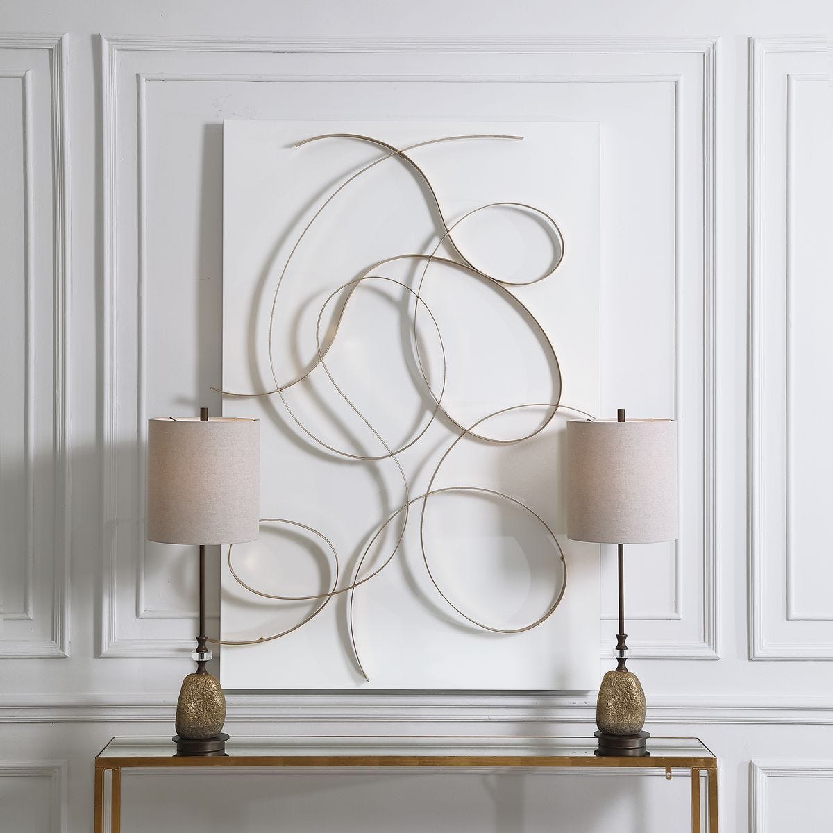 Freehand Metal Wall Panel - from framed art to mirrors, create a focal point in any room | Image 1 | InSTYLE Home & Rugs