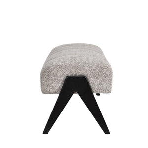 HESTER Bench Light grey fabric | InSTYLE Home & Rugs