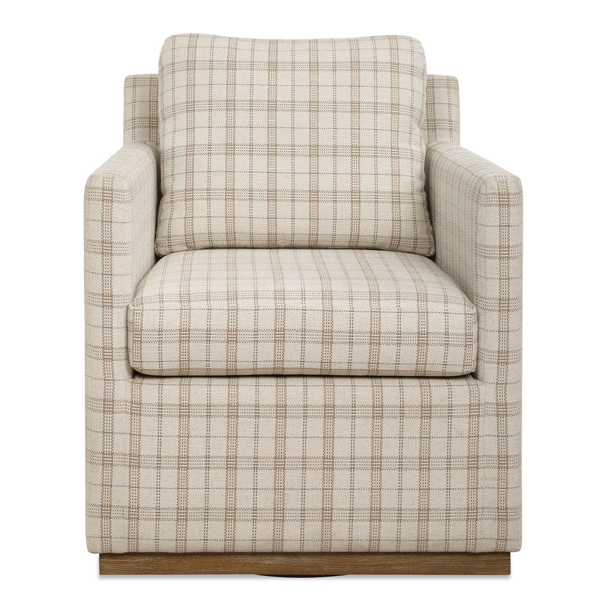 Basie Swivel Chair - durable construction for long-lasting use | Image 1 | InSTYLE Home & Rugs