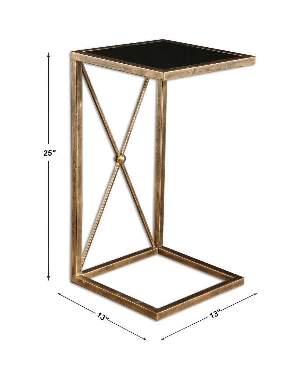 Zafina Accent Table - chic accent table for contemporary home interiors | Image 4 | InSTYLE Home & Rugs