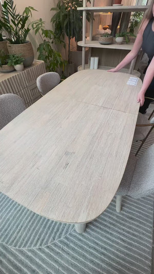 Oasis Extension Dining Table (70"/102") - elegant seating for dining areas | Image 4 | InSTYLE Home & Rugs