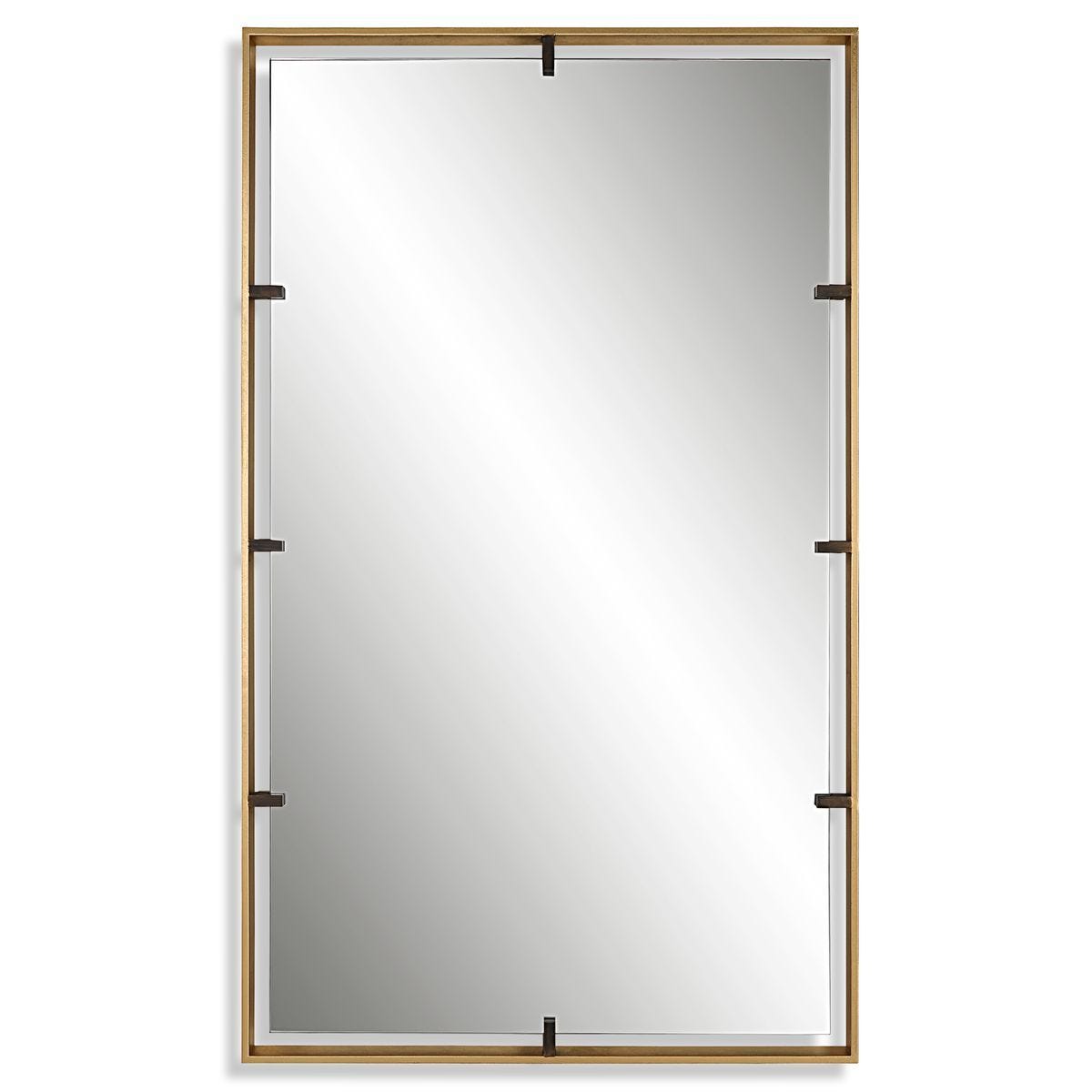 Egon Mirror, Gold - available in various shapes, sizes, and frame styles | Image 1 | InSTYLE Home & Rugs