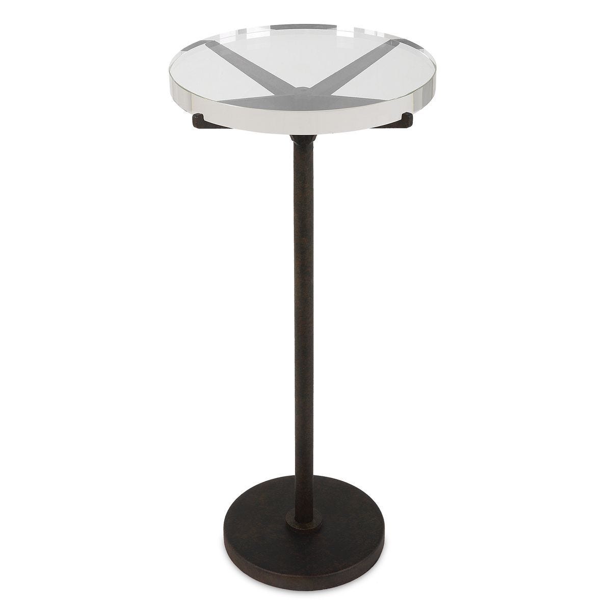 Forge Accent Table - small accent table with storage for a clutter-free space | Image 1 | InSTYLE Home & Rugs