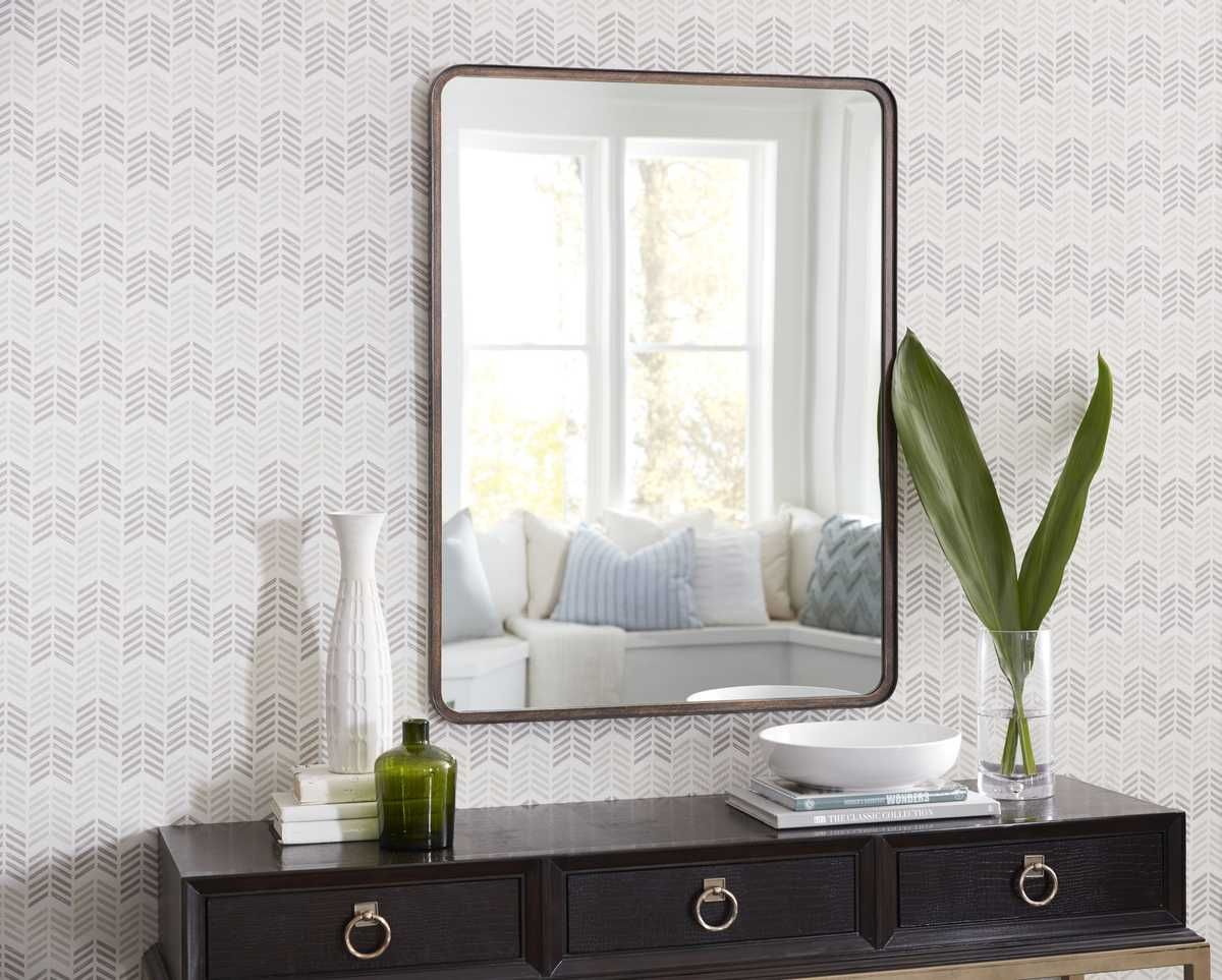 30x40" Dark Bronze Mirror - full-length mirror for creating the illusion of space and light | Image 2 | InSTYLE Home & Rugs