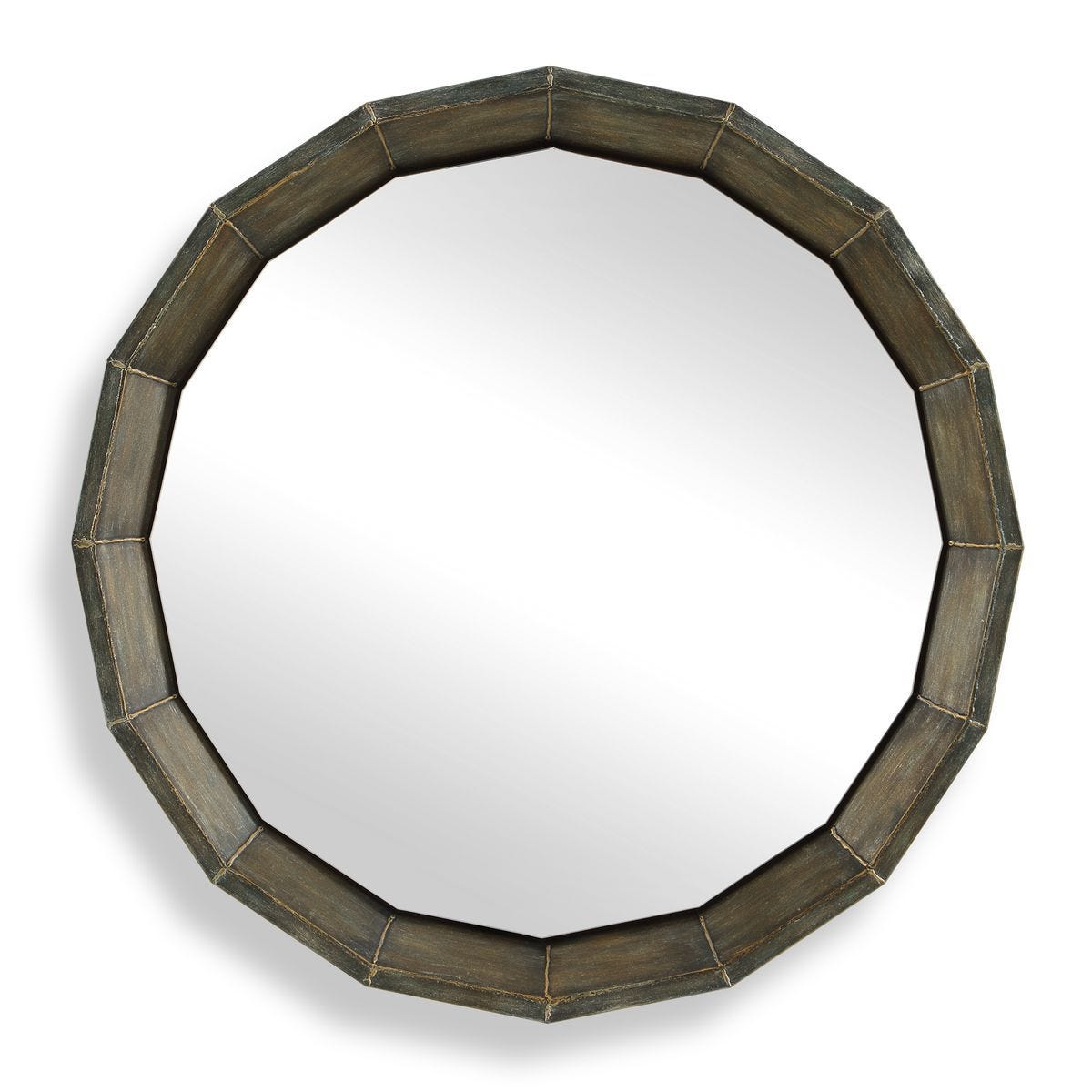 Neve Round Mirror - available in various shapes, sizes, and frame styles | Image 1 | InSTYLE Home & Rugs