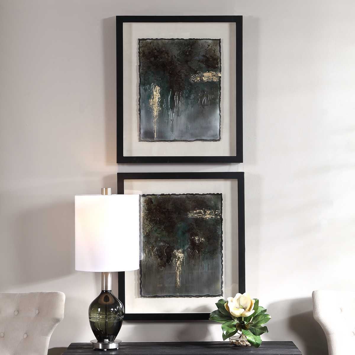 Rustic Patina Framed Prints, S/2 - eye-catching art pieces to enhance your home design | Image 1 | InSTYLE Home & Rugs