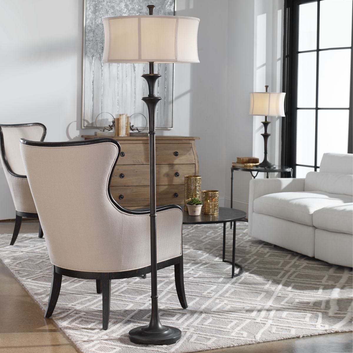 Brazoria Floor Lamp - elegant lamps to enhance your room ambiance | Image 2 | InSTYLE Home & Rugs