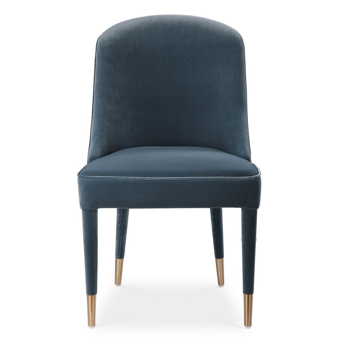 Brie Armless Chair, Blue, 2 Per Box, Priced Each - durable construction for long-lasting use | Image 1 | InSTYLE Home & Rugs