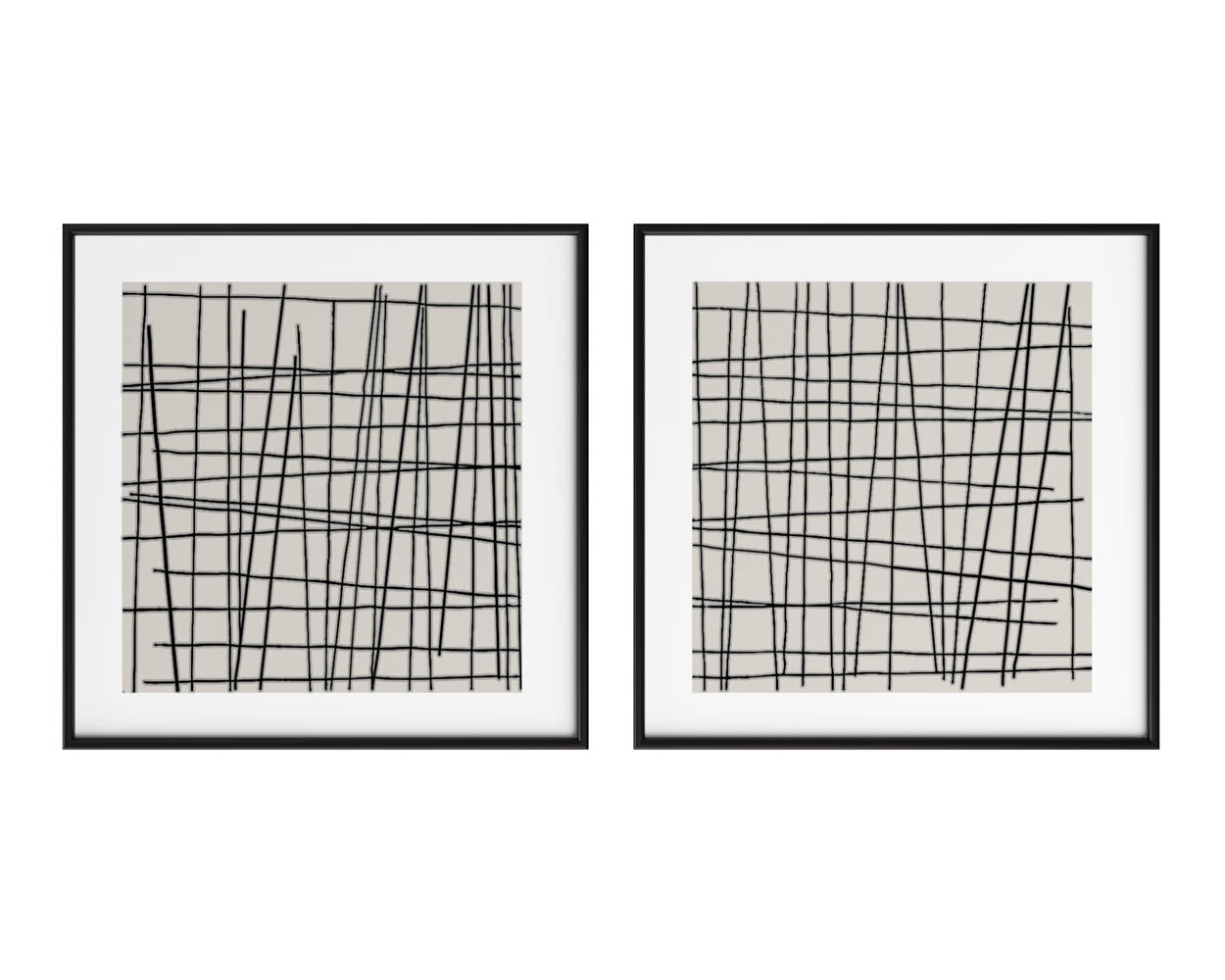 Crosshatch (Set Of 2) - choose from a variety of prints, paintings, and photography | Image 1 | InSTYLE Home & Rugs