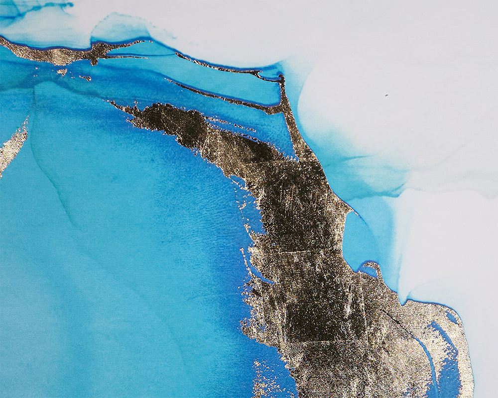 Blue Lagoon (Set Of 3) - elegant artwork for modern homes | Image 7 | InSTYLE Home & Rugs