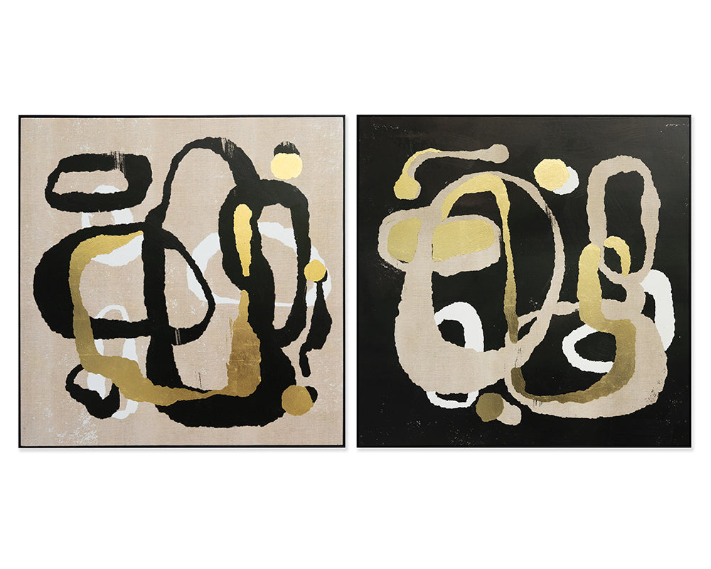 Fun And Whimsy (Set Of 2) - add personality and flair to your walls with stunning art | Image 1 | InSTYLE Home & Rugs