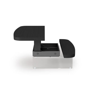 Action Lift-Top Coffee Table — Black Convertible Coffee Table - black lift-top coffee table that converts to a work or dining surface | Image 4 | InSTYLE Home & Rugs
