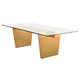 AIDEN DINING TABLE - Glass