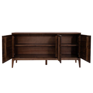 Allure Wooden 3 Door Sideboard - perfect for living room storage | Image 5 | InSTYLE Home & Rugs