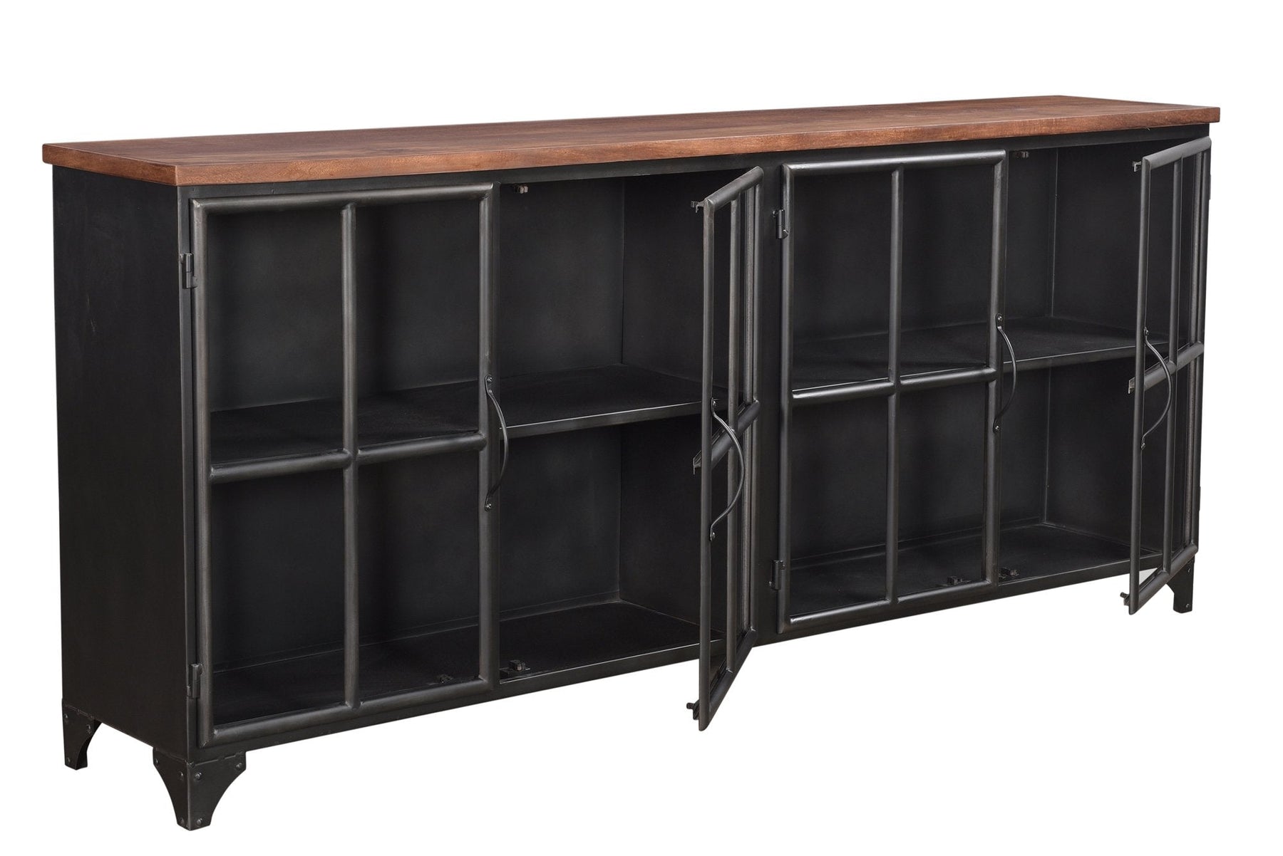 Tradition 4 Door Sideboard - sleek sideboard for storage | Image 4 | InSTYLE Home & Rugs