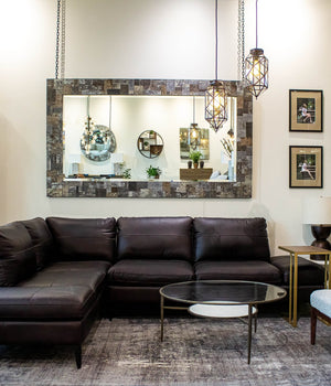 Arcadia Rectangle Mirror 84" - elegant mirror for adding style and light to any room | Image 7 | InSTYLE Home & Rugs