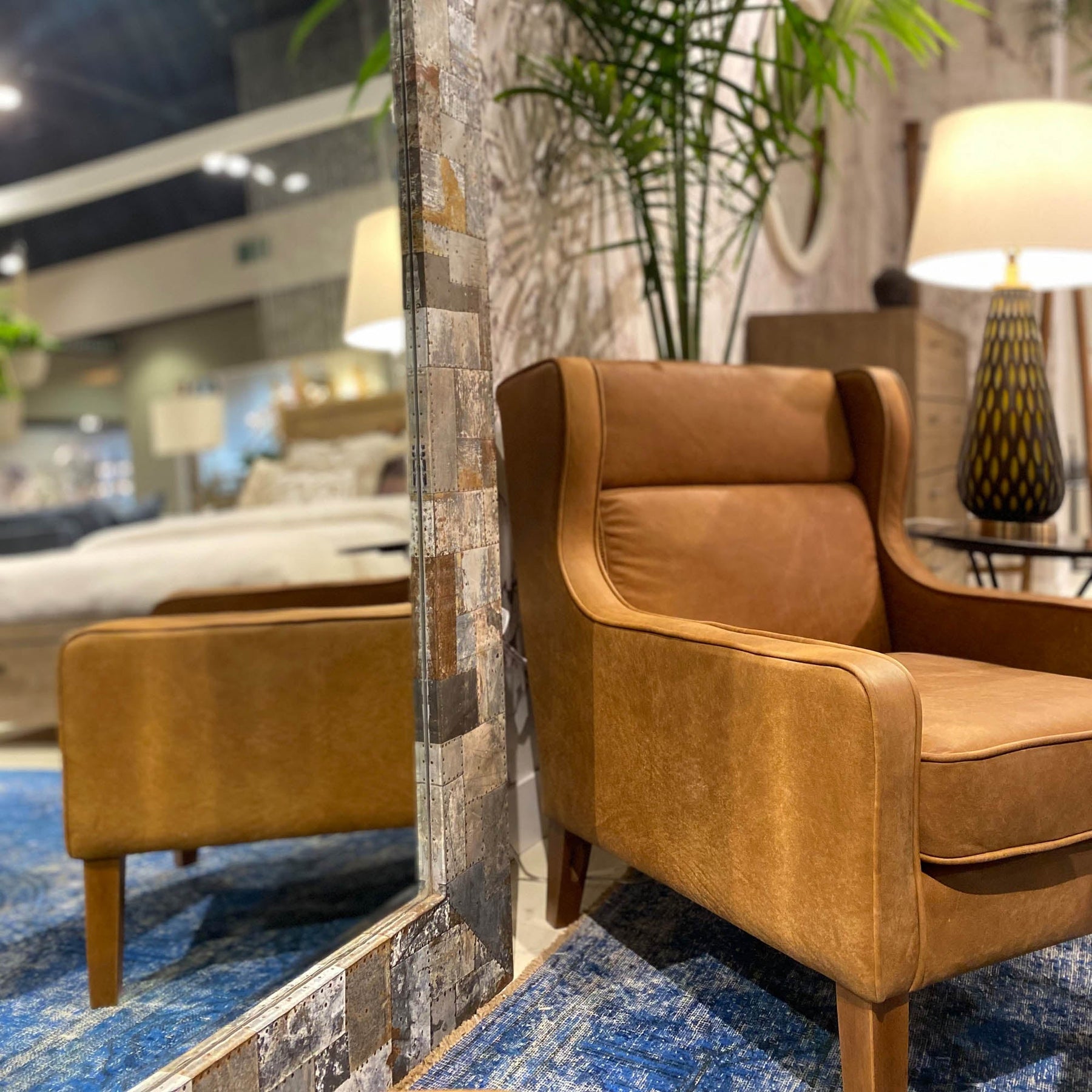 Arcadia Rectangle Mirror 84" - elegant mirror for adding style and light to any room | Image 9 | InSTYLE Home & Rugs