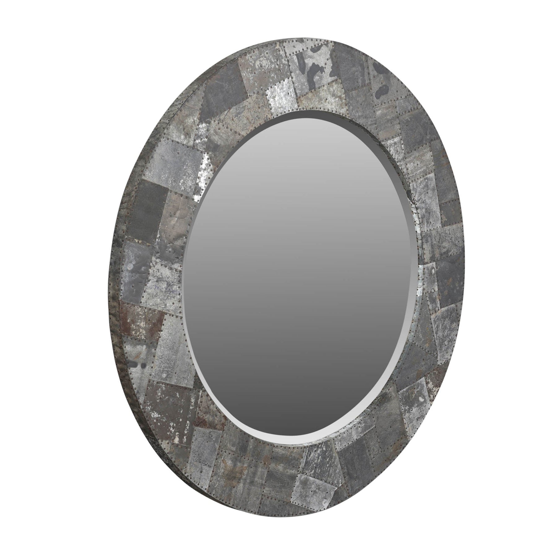 Arcadia Round Mirror 42" - full-length mirror for creating the illusion of space and light | Image 3 | InSTYLE Home & Rugs