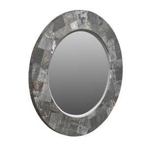 Arcadia Round Mirror 42" - full-length mirror for creating the illusion of space and light | Image 3 | InSTYLE Home & Rugs
