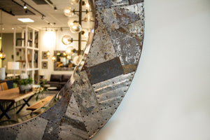 Arcadia Round Mirror 42" - full-length mirror for creating the illusion of space and light | Image 6 | InSTYLE Home & Rugs