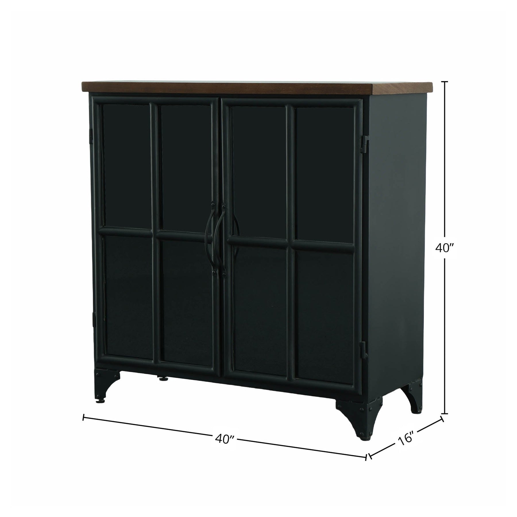 Tradition 2 Door Sideboard - sleek sideboard for storage | Image 3 | InSTYLE Home & Rugs
