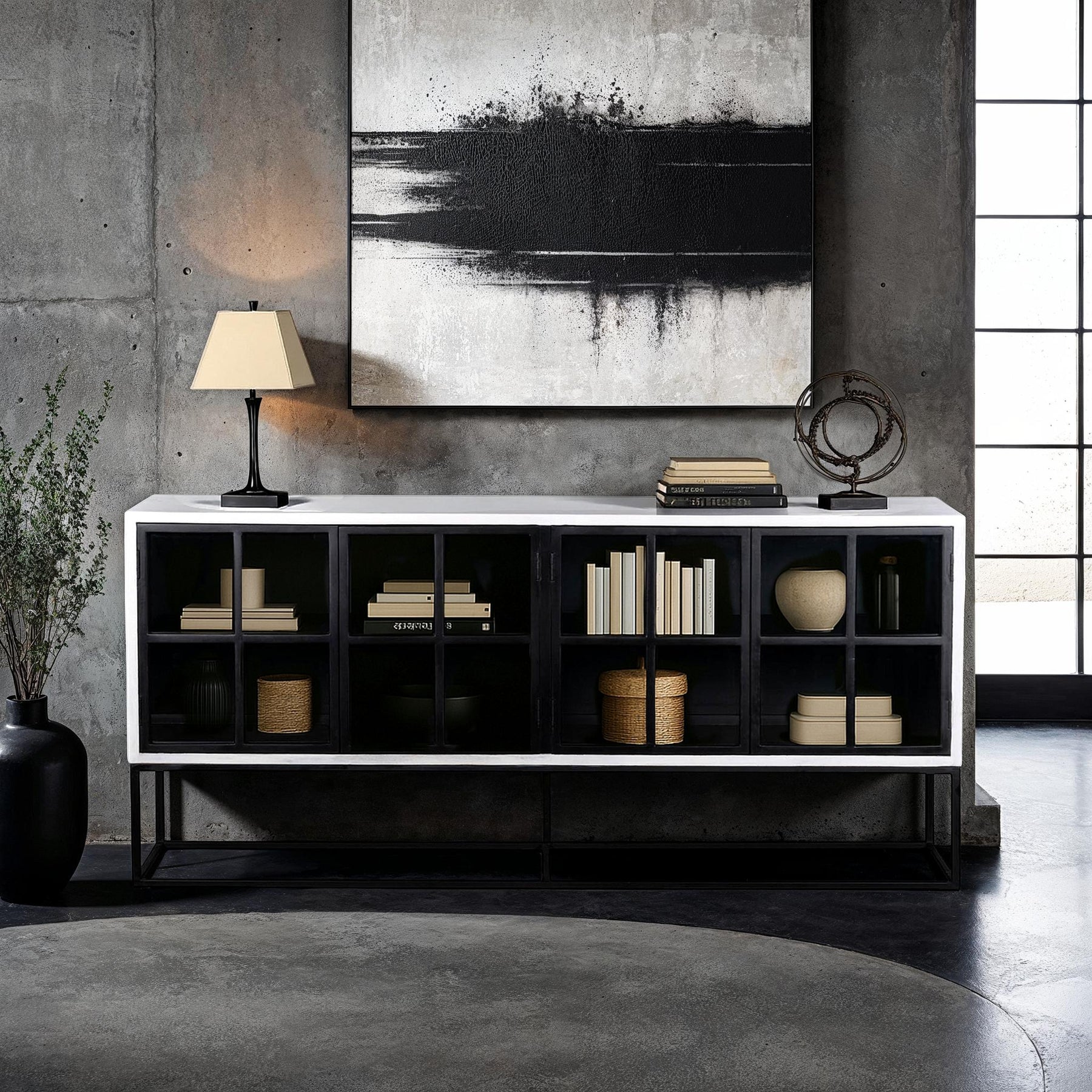 Caged Sideboard - elegant sideboard with style | Image 2 | InSTYLE Home & Rugs